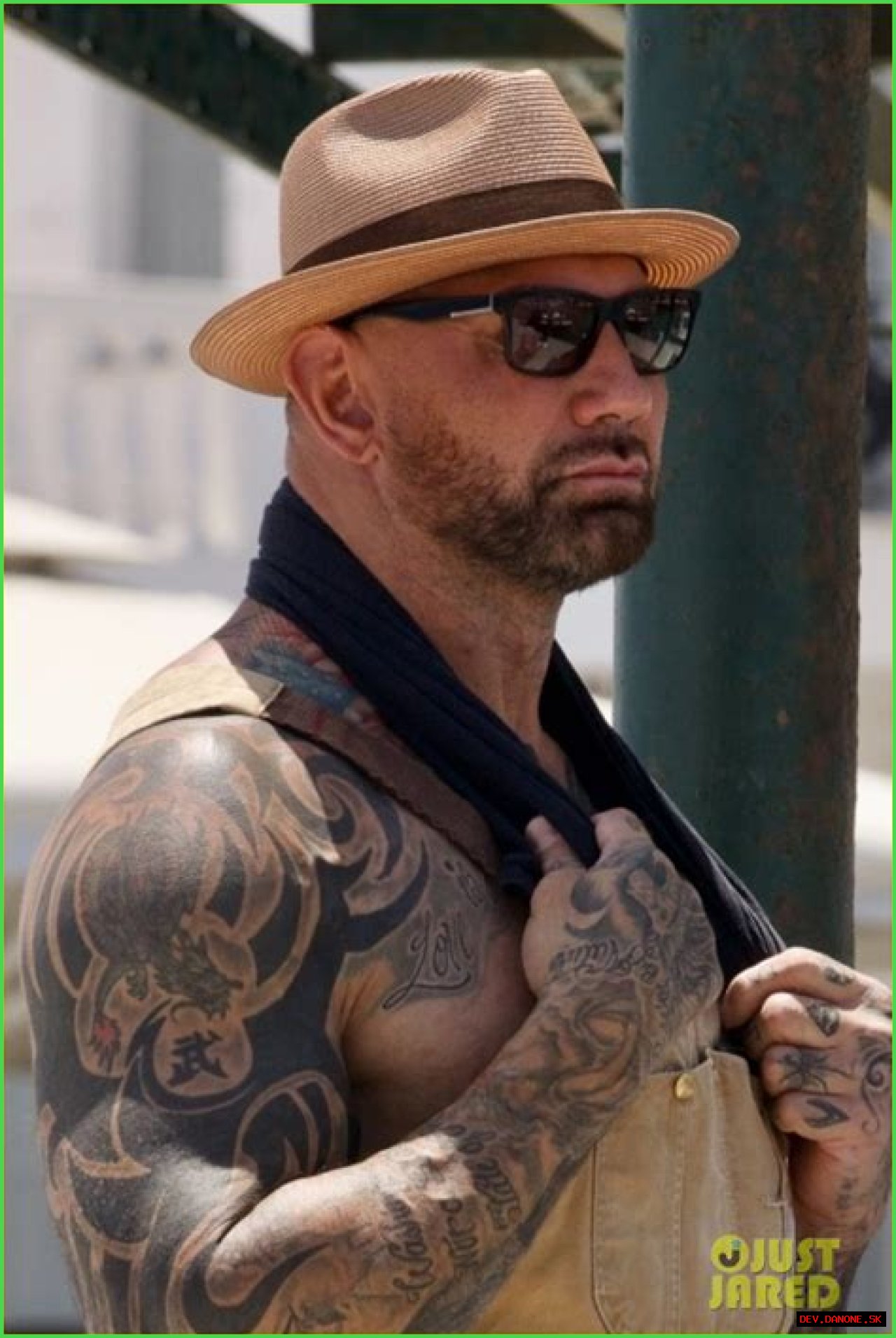 Exploring The Charisma Of Dave Bautista In Greece